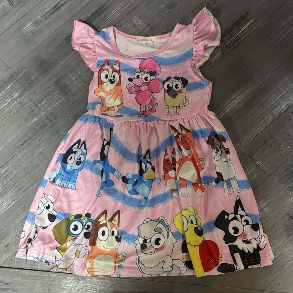 Bluey Dress. Size 3t